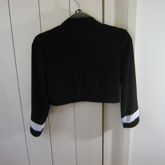 Frank Lyman Black and White Bolero - Picture 2 of 4